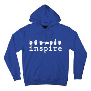 ASL Sign Langage Inspire Hoodie