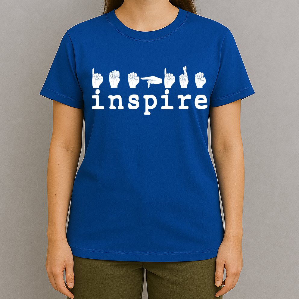 ASL Sign Langage Inspire T-Shirt