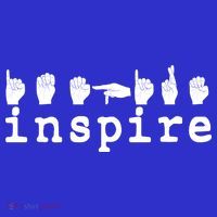 ASL Sign Langage Inspire Button