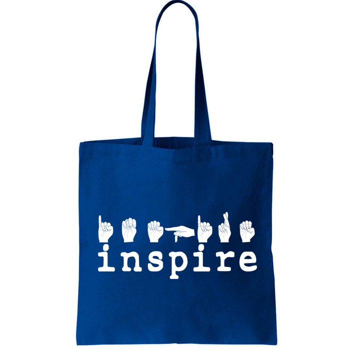 ASL Sign Langage Inspire Bag