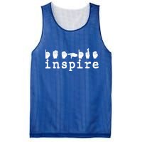 ASL Sign Langage Inspire Mesh Reversible Basketball Jersey Tank