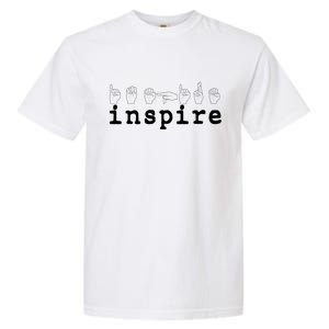 ASL Sign Langage Inspire Garment-Dyed Heavyweight T-Shirt