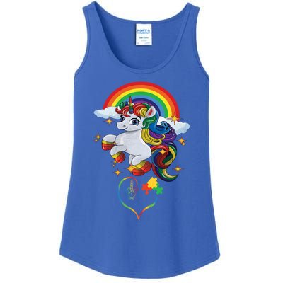 Autism Sign Language Asl Puzzle Be Kind Teacher Unicorn Gift Ladies Essential Tank