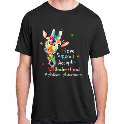 Autism Shirt Love Accept Support Autistic Autism Awareness Adult ChromaSoft Performance T-Shirt