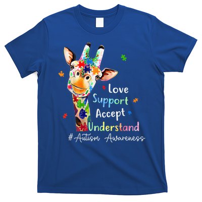 Autism Shirt Love Accept Support Autistic Autism Awareness T-Shirt