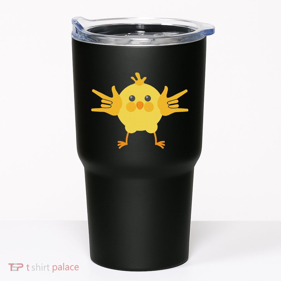 American Sign Language I Love You Design Valentines Gift Tumbler