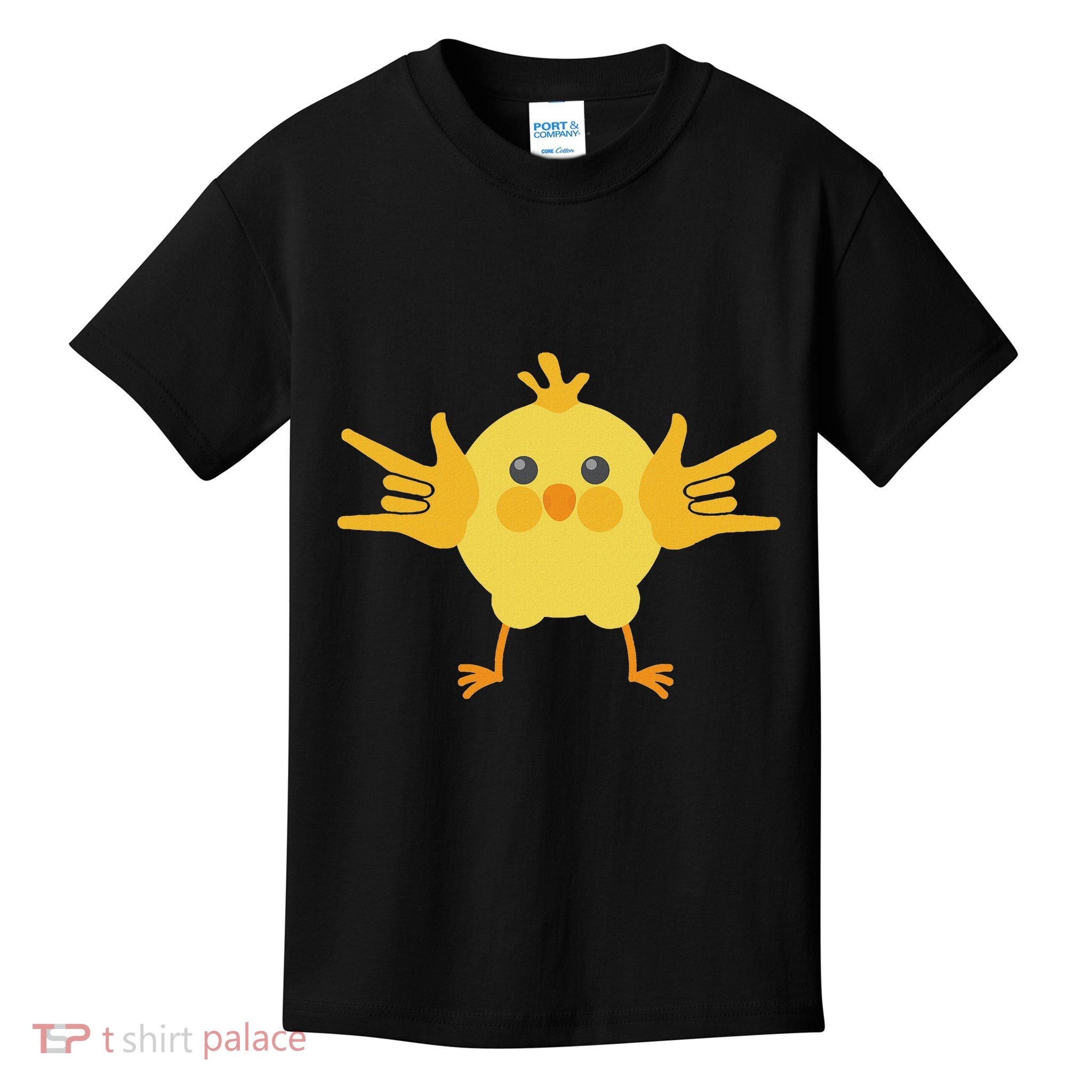 American Sign Language I Love You Design Valentines Gift Kids T-Shirt