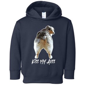 Aussie Shepherd Love Dog Australian Shepard Kiss My Auss Toddler Hoodie