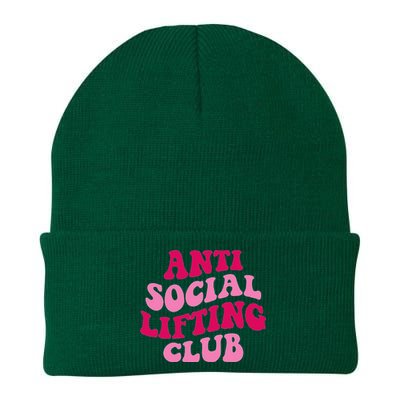 Anti Social Lifting Club Funny Knit Cap Winter Beanie