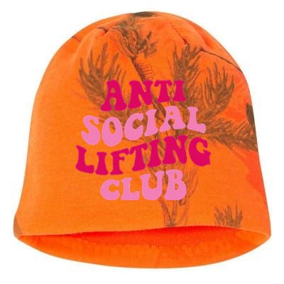 Anti Social Lifting Club Funny Kati - Camo Knit Beanie