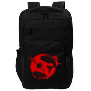 Anime Sushi Logo Salmon Sashimi Sushi Impact Tech Backpack