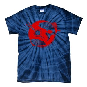 Anime Sushi Logo Salmon Sashimi Sushi Tie-Dye T-Shirt