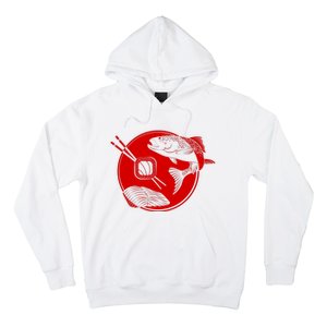 Anime Sushi Logo Salmon Sashimi Sushi Hoodie