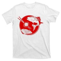 Anime Sushi Logo Salmon Sashimi Sushi T-Shirt