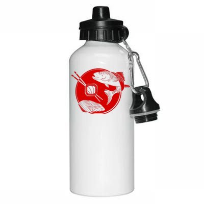 Anime Sushi Logo Salmon Sashimi Sushi Aluminum Water Bottle