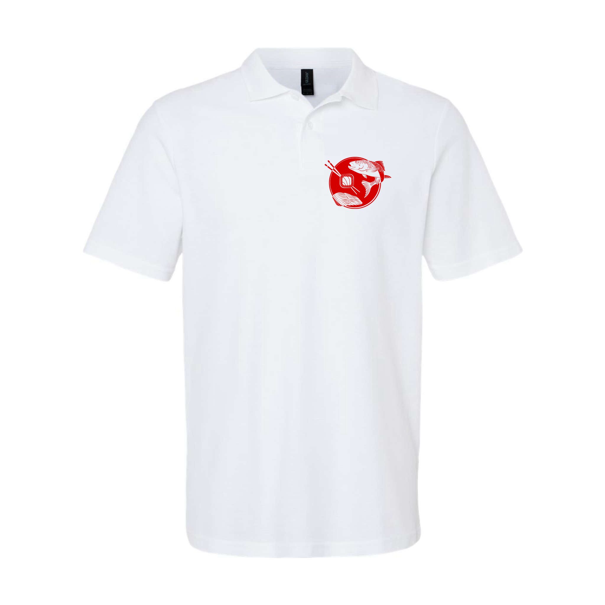 Anime Sushi Logo Salmon Sashimi Sushi Polo