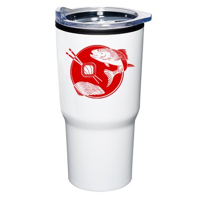 Anime Sushi Logo Salmon Sashimi Sushi Tumbler