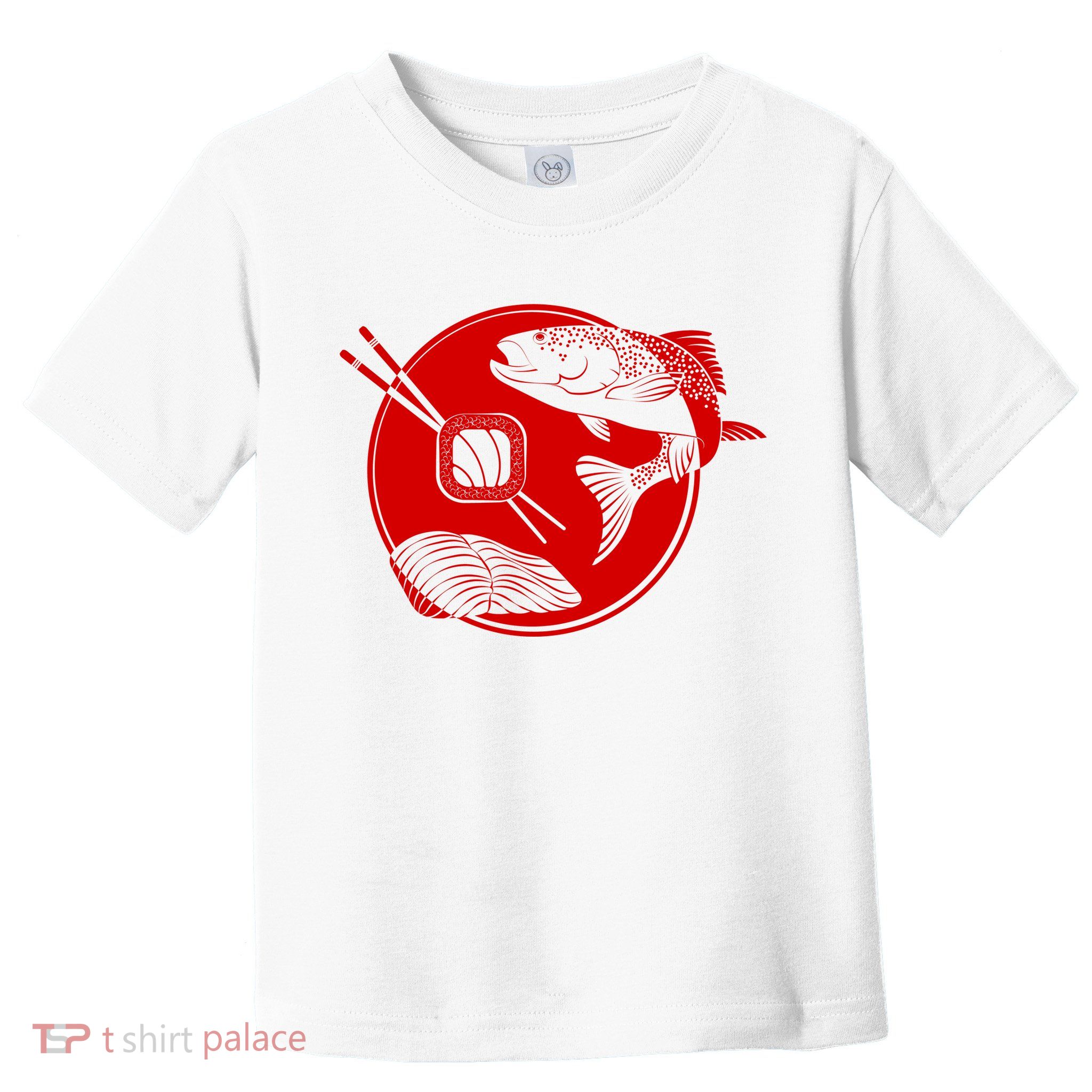 Anime Sushi Logo Salmon Sashimi Sushi Toddler T-Shirt