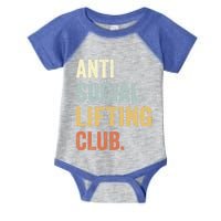 Anti Social Lifting Club Funny Deadlifter Deadlifting Meaningful Gift Infant Baby Jersey Bodysuit