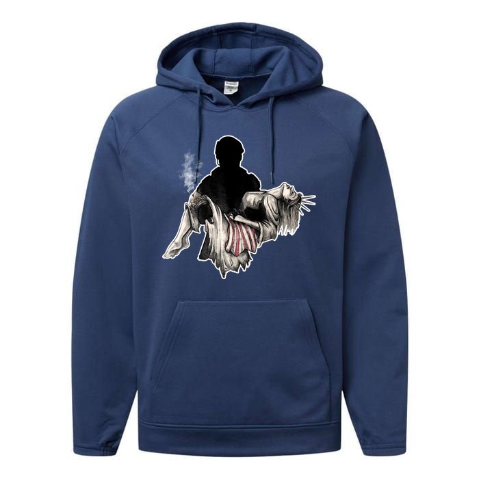 America Save Liberty Performance Fleece Hoodie