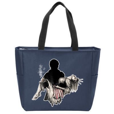 America Save Liberty Zip Tote Bag