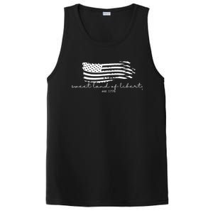 America Sweet Land Of Liberty Est 1776 Patriotic Gift PosiCharge Competitor Tank