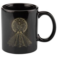 Ancient Sacred Mayan Aztec Calendar Pyramid Geometry 11oz C Handle Ceramic Mug