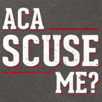 Aca Scuse Me Funny Quote Cotton Canvas Backpack