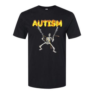 Autism Skeleton Meme Softstyle CVC T-Shirt