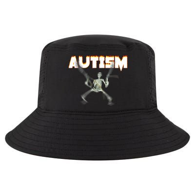 Autism Skeleton Meme Cool Comfort Performance Bucket Hat
