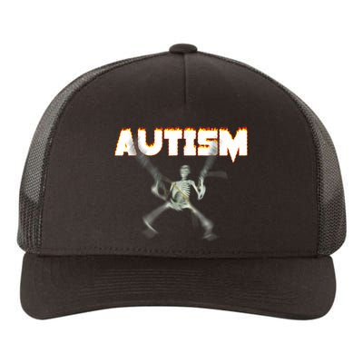 Autism Skeleton Meme Yupoong Adult 5-Panel Trucker Hat