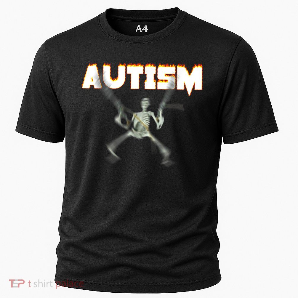 Autism Skeleton Meme Performance Shirt