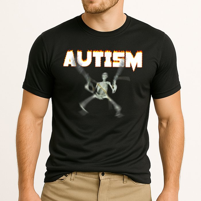 Autism Skeleton Meme Performance Shirt