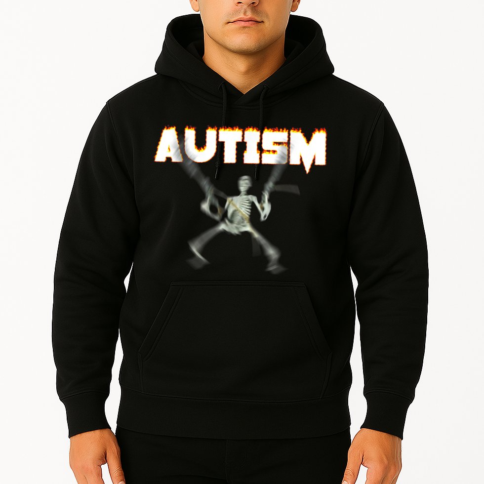 Autism Skeleton Meme Hoodie