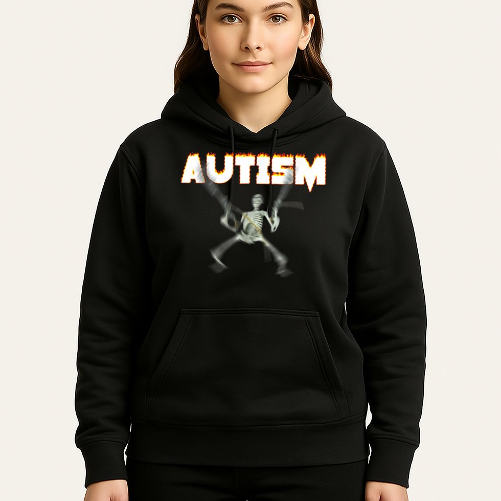 Autism Skeleton Meme Hoodie