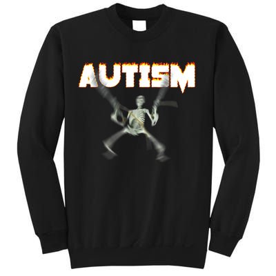 Autism Skeleton Meme Sweatshirt