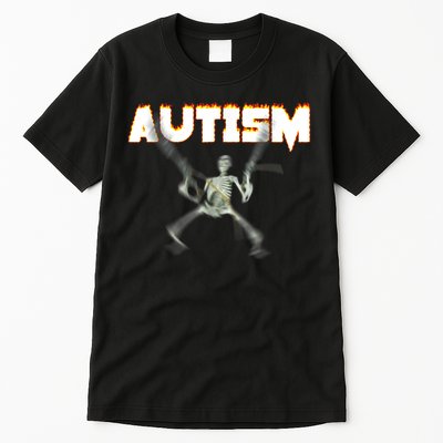 Autism Skeleton Meme Tall T-Shirt