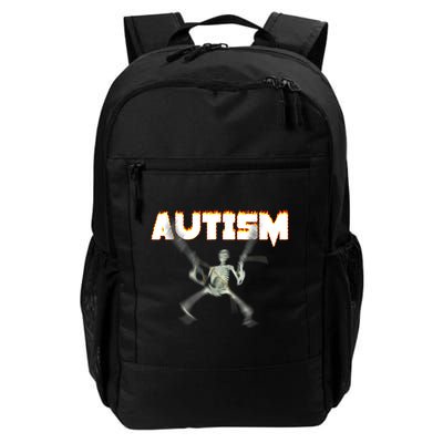 Autism Skeleton Meme Backpack