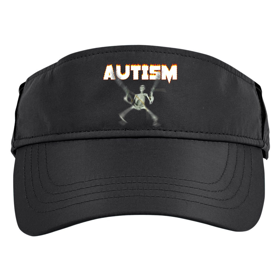 Autism Skeleton Meme Adult Drive Performance Visor