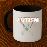 Autism Skeleton Meme Mug