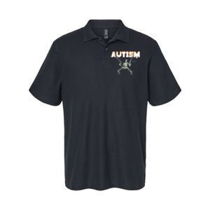 Autism Skeleton Meme Softstyle Adult Sport Polo