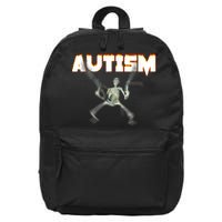 Autism Skeleton Meme 16 in Basic Backpack