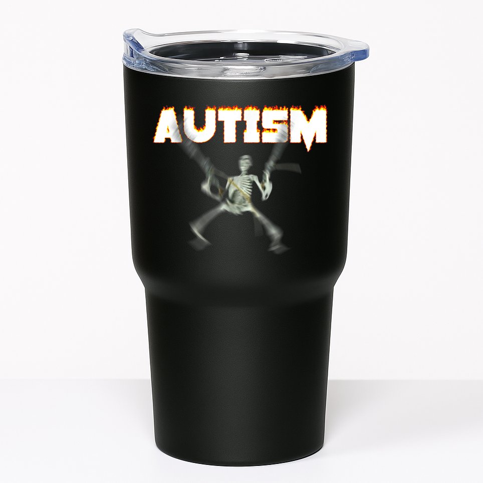 Autism Skeleton Meme Tumbler