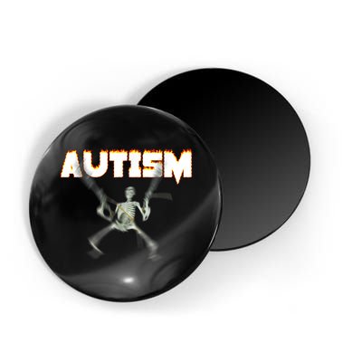 Autism Skeleton Meme Magnet
