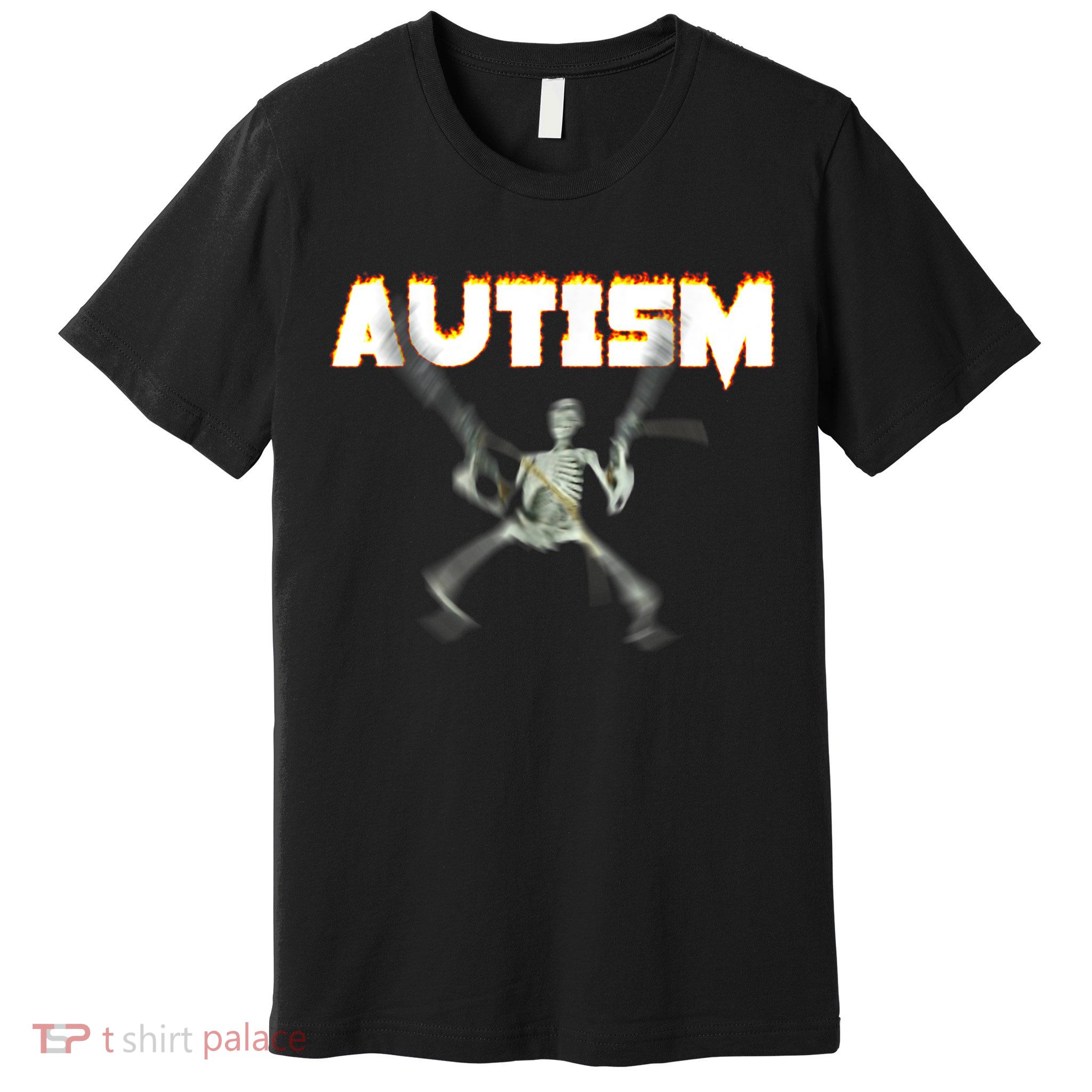 Autism Skeleton Meme Premium T-Shirt