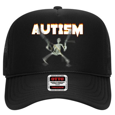 Autism Skeleton Meme Trucker Hat