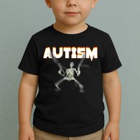 Autism Skeleton Meme Toddler T-Shirt