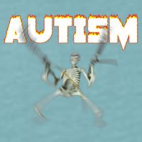 Autism Skeleton Meme Sueded Cloud Jersey T-Shirt