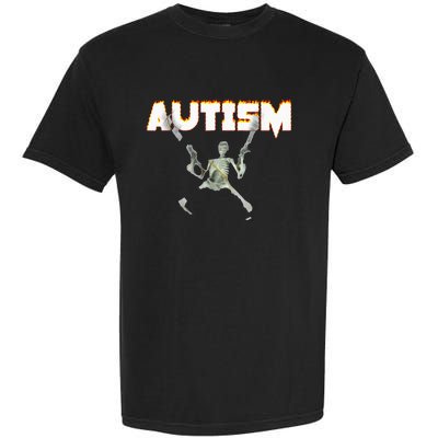 Autism Skeleton Meme Garment-Dyed Heavyweight T-Shirt