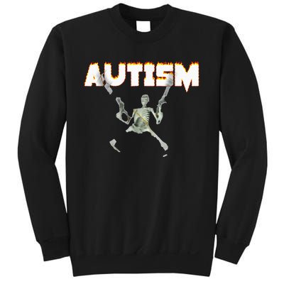 Autism Skeleton Meme Sweatshirt